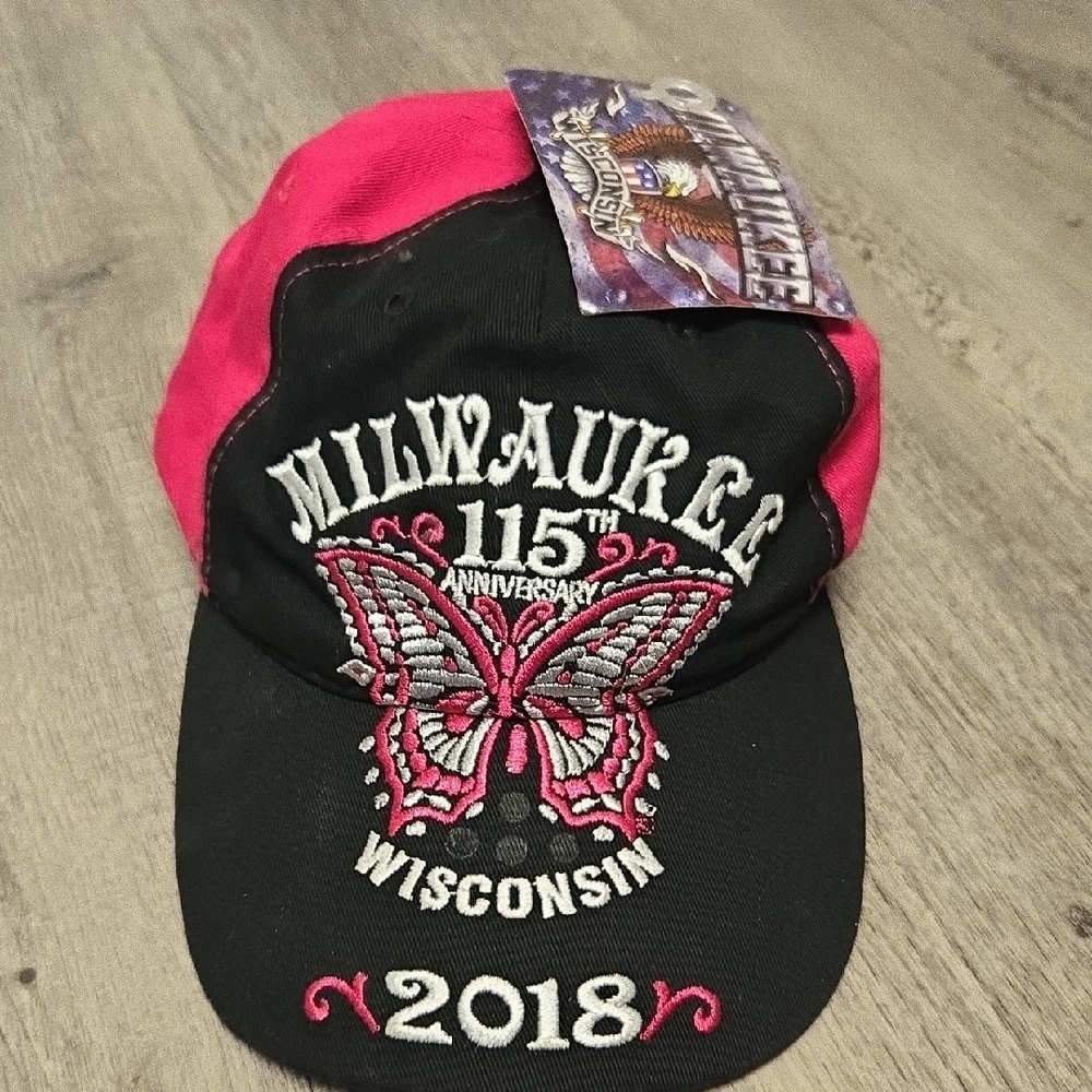 Harley-Davidson 115th Anniversary Milwaukee Hat – Women’s Butterfly 2018 NWT